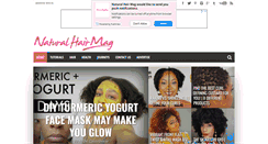 Desktop Screenshot of naturalhairmag.com